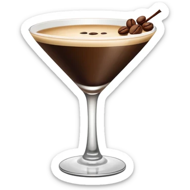 espresso martini emoji sticker