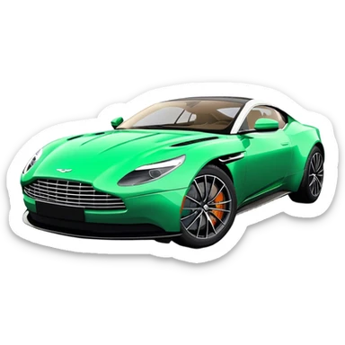 Aston Martin DB11 - Aston Martin (Model Year: 2022) (Iconic colour: Green) sticker