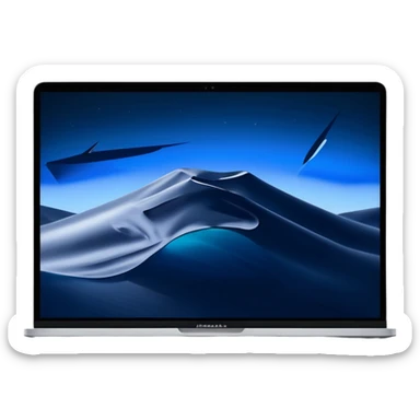 MacBook m4 pro max black 16 inch sticker