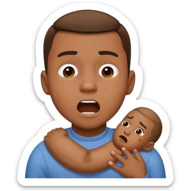 Kyle Jackson doing the choking emote sticker