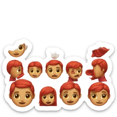 The red 100 regular emoji but make it say 60 instead sticker