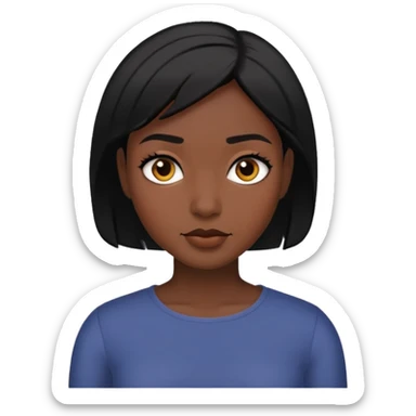 zumbi mulher de cabelo curto  sticker