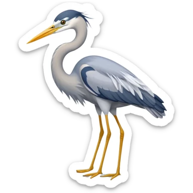 bird heron sticker