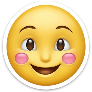 A sneaky winking emoji sticker