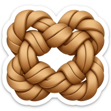 different knot whit a rope sticker