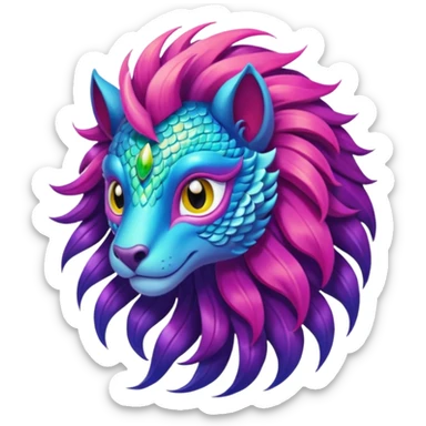 mythical animal sticker