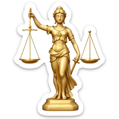 Balance Justice Wisdom sticker