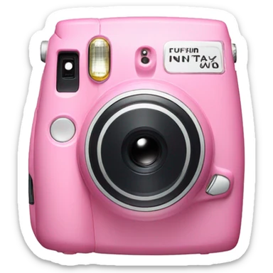 fujifilm pink instax camera  sticker