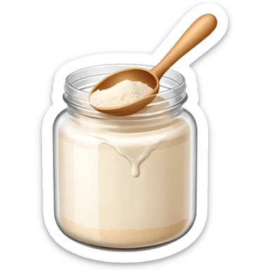 1 scoop de colageno (en un tarro) sin que se caiga sticker