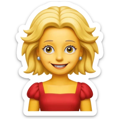 real lisa simpson sticker