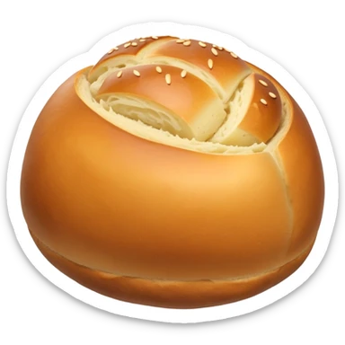 Kartoffelbrötchen potato bread roll sticker