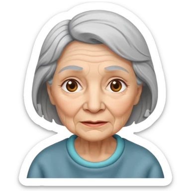 Old lady sticker
