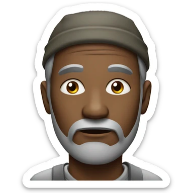 a homeless person sticker