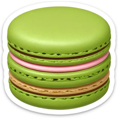 Green Macaroon sticker