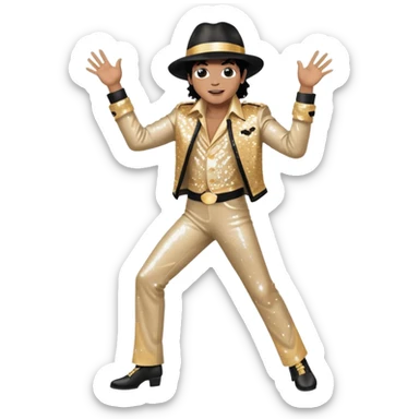 Moonwalk MJ sticker