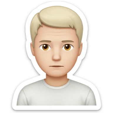 White shirt guy sticker