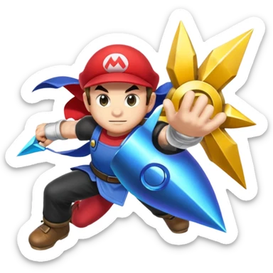 give me the logo of super smash bros ultimate sticker