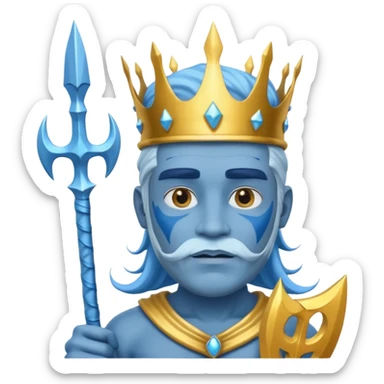 atlantis man OF THE SEA sticker