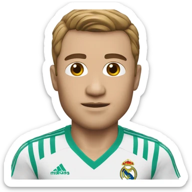My own Memoji with Real Madrid shirt sticker