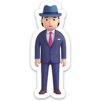 classic mobster gangster sticker