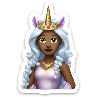 unicorn queen  sticker