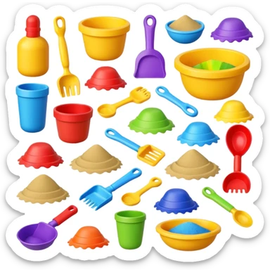 sand toys sticker