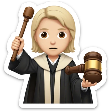 Judge jury executioner sticker