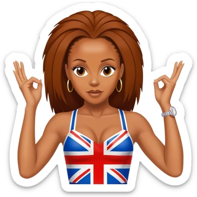 Melanie Brown circa 1997, Spice Girls sticker