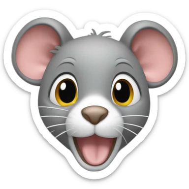 Un rat étudiant sticker