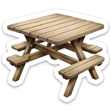 Picnic Table  sticker