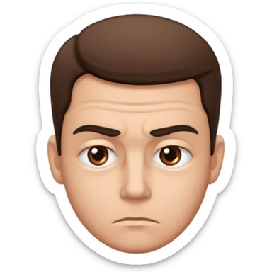 A suspicious side eye look sticker