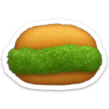 Croquettes avec de la fumée verte sticker
