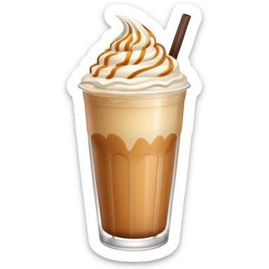Caramel frappe  sticker