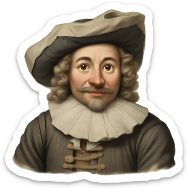 dutch trader 17th century sticker