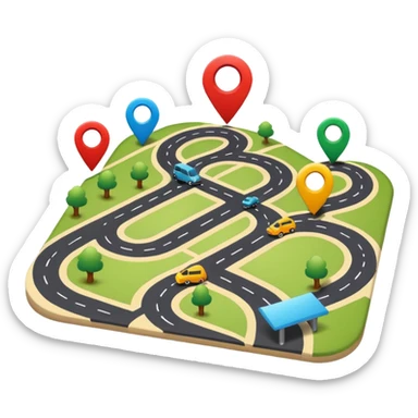 roadmap for business presentation sticker