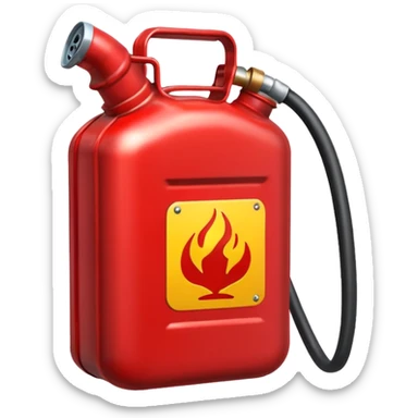 2d red gas can ios emoji sticker