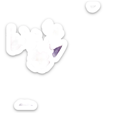 A bundle of pastel pansies and dark violet peonies wrapped in translucent deep pink fabric with a delicate bow. sticker