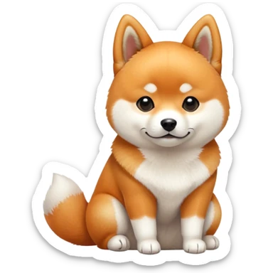 shiba inu dog sticker