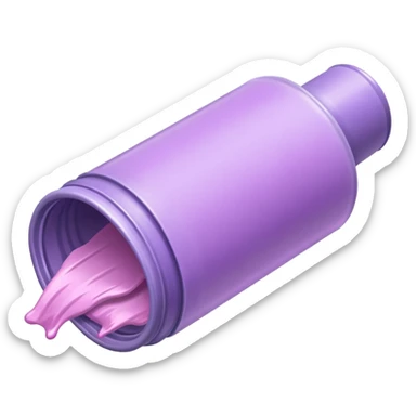 tubes of pastel hair dye in pink and lilac sticker