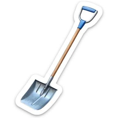 snow shovel sticker