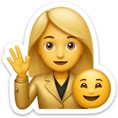Professional emoji, official account verification  sticker