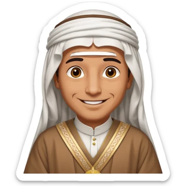 old emirates guys wearin UAE cloths sticker