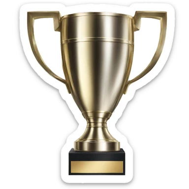 UEFA Champions league trophy sticker