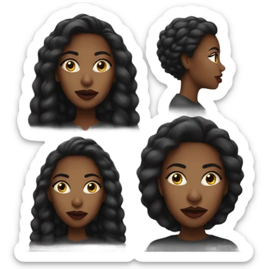  black women with nice lips  sticker