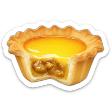 Hong Kong Egg tart sticker