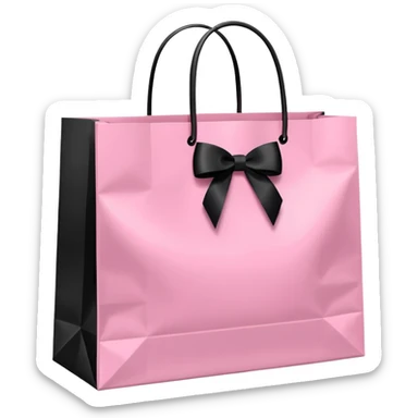 Victoria secret shopping bag and Sephora shopping bag and Chanel shopping bag sticker