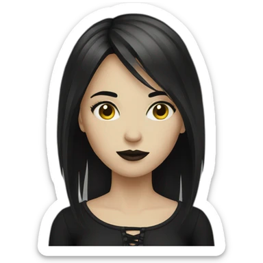 woman gothic sticker