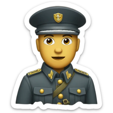 Soldat allemand sticker