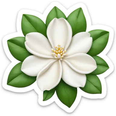 Gardenia sticker