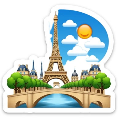 Paris of the north sticker